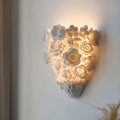 Minimalist Ceramic Flower Wall Lamp for Ambient Lighting and Decor
