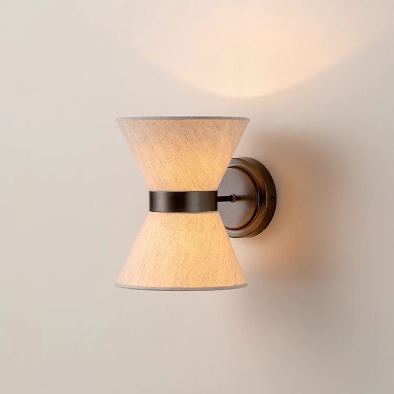 Modern Wabi Sabi Silk Wall Light for Bedroom and Living Room
