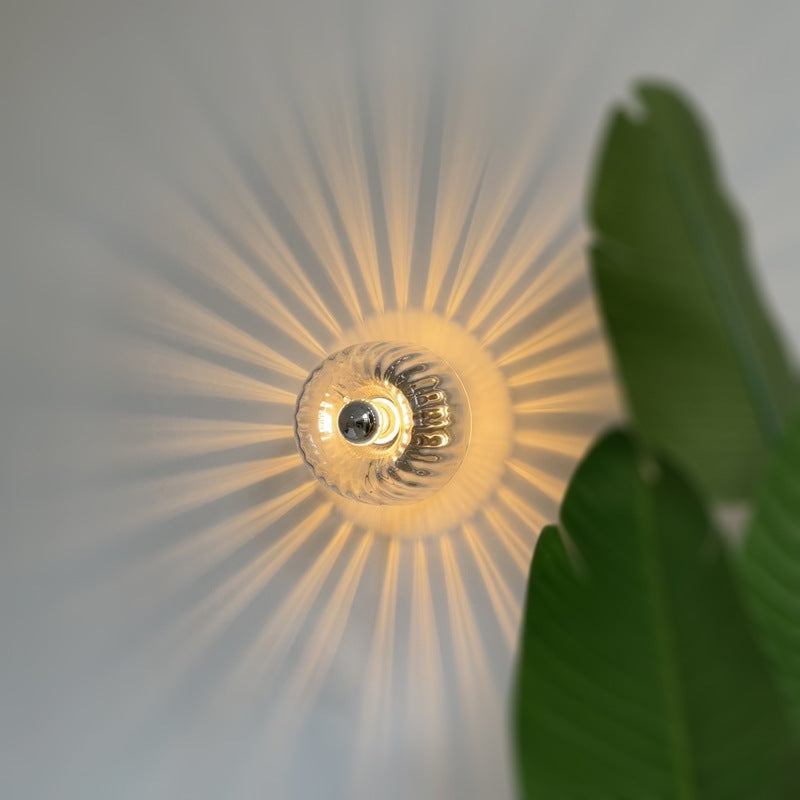 Nordic Bauhaus LED Glass Wall Light for Indoor Lighting