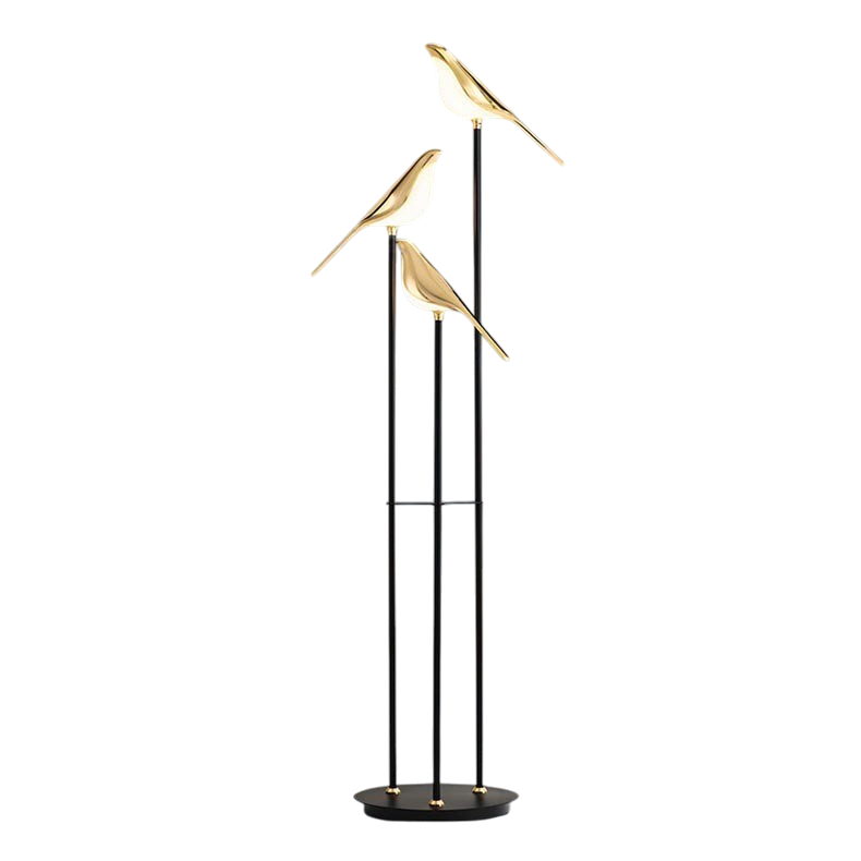 Sculptural Bird Floor Lamp For Contemporary Living Room Lighting