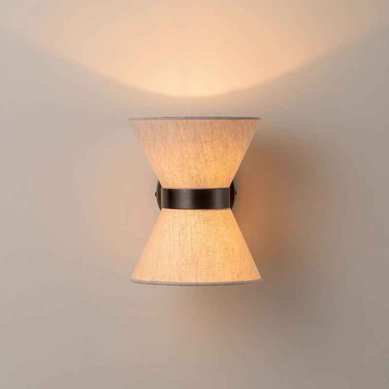 Modern Wabi Sabi Silk Wall Light for Bedroom and Living Room