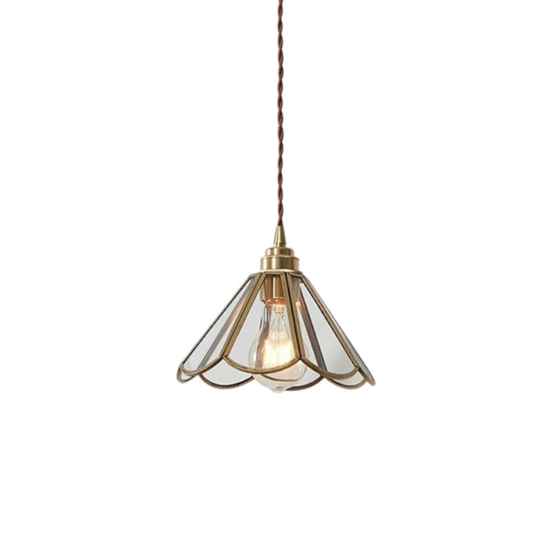 Vintage Geometric Ceramic Pendant Light for Indoor Lighting