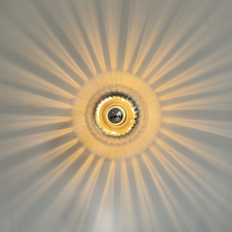 Nordic Bauhaus LED Glass Wall Light for Indoor Lighting