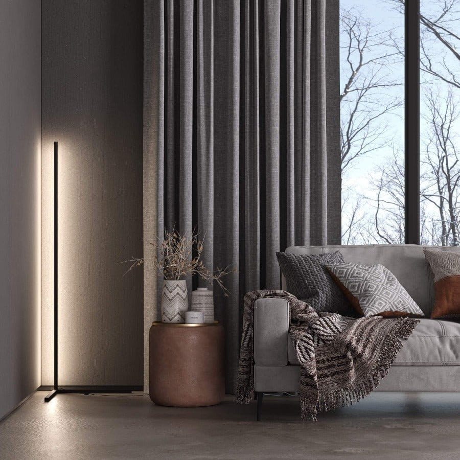 Smart LED Corner Floor Lamp for Ambient Mood Lighting