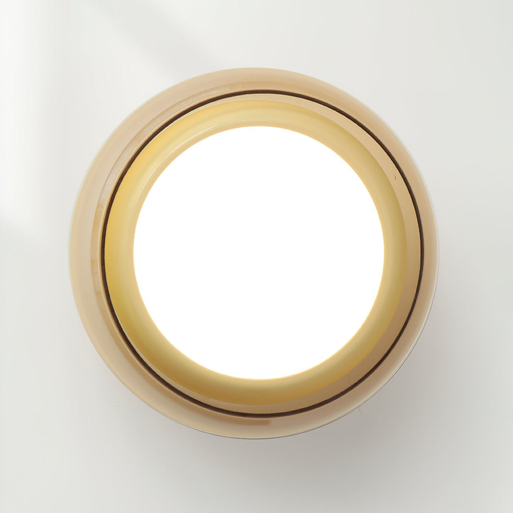 Retro Glass Flush Mount Ceiling Light for Indoor Spaces