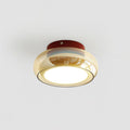 Retro Glass Flush Mount Ceiling Light for Indoor Spaces
