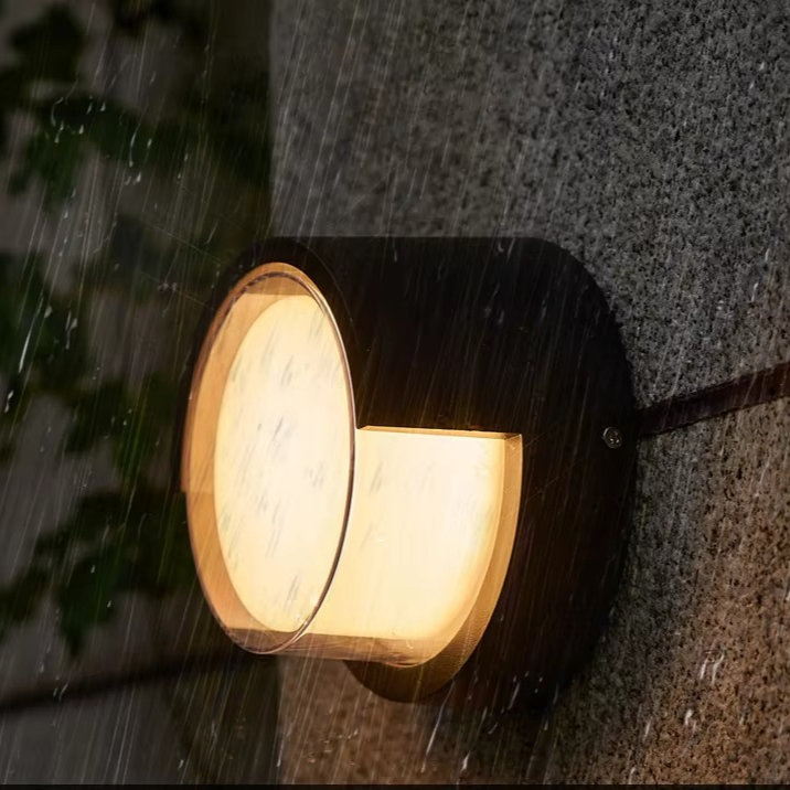 Solar Motion Sensor Outdoor Wall Lamp for Security Lighting