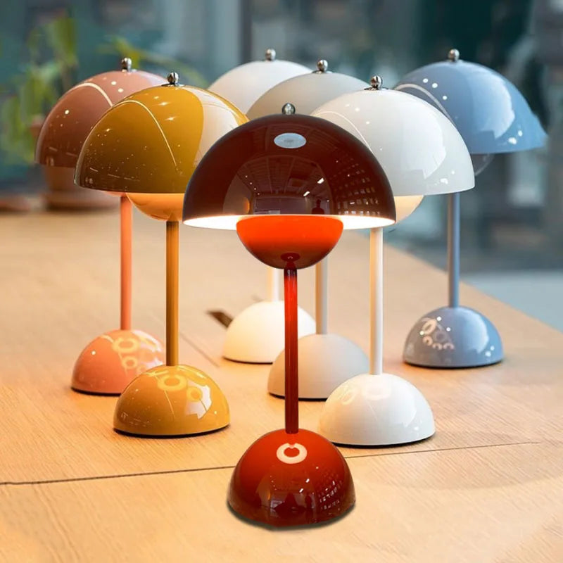 Minimalist Wireless Table Lamp for Cordless Indoor Accent Lighting