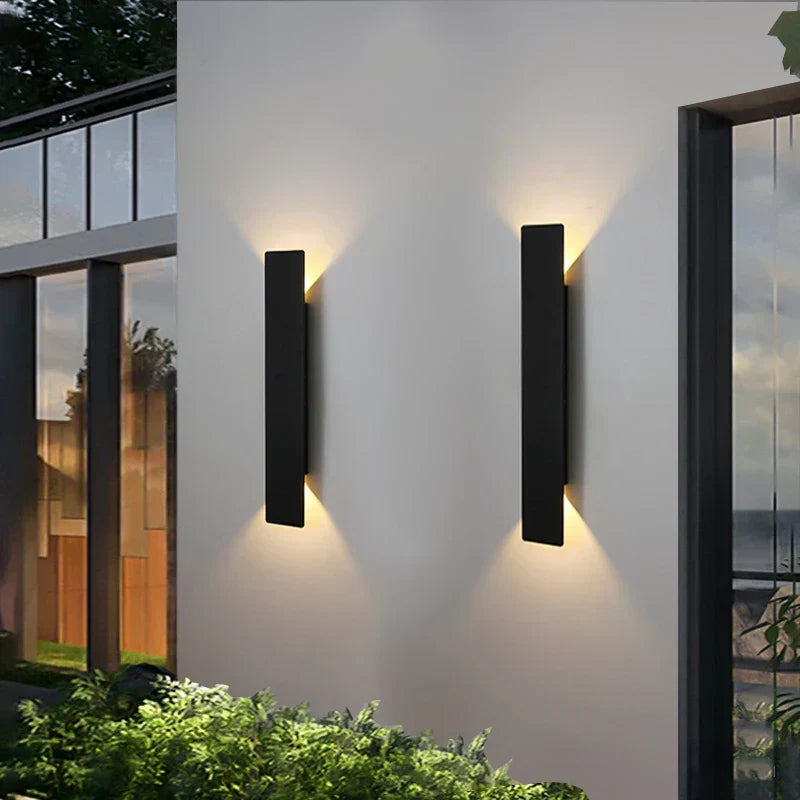 Waterproof LED Strip Outdoor Wall Lamp for Architectural Lighting