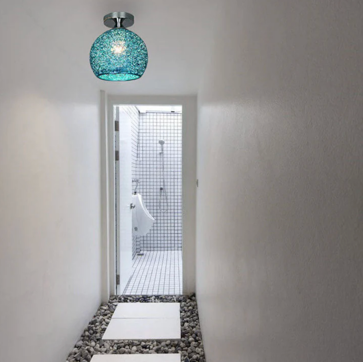 Modern Metal Globe Flush Mount Ceiling Light for Ambient Illumination
