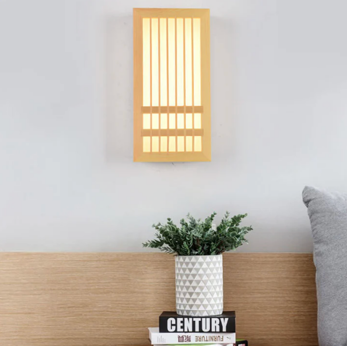 Japandi Wooden LED Wall Sconce Minimalist Ambient Lighting