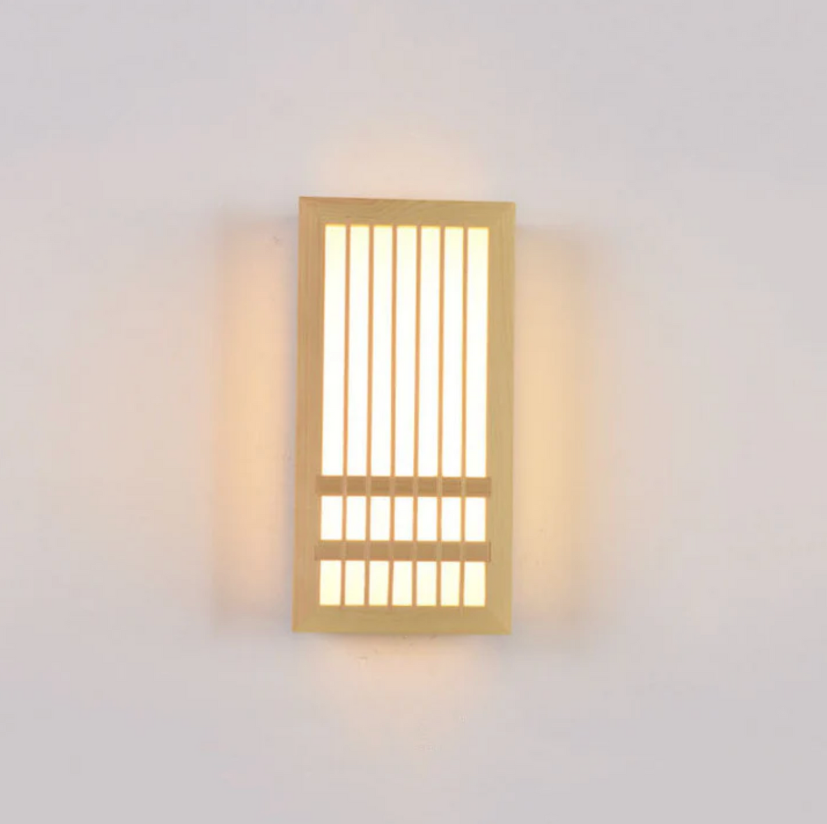 Japandi Wooden LED Wall Sconce Minimalist Ambient Lighting