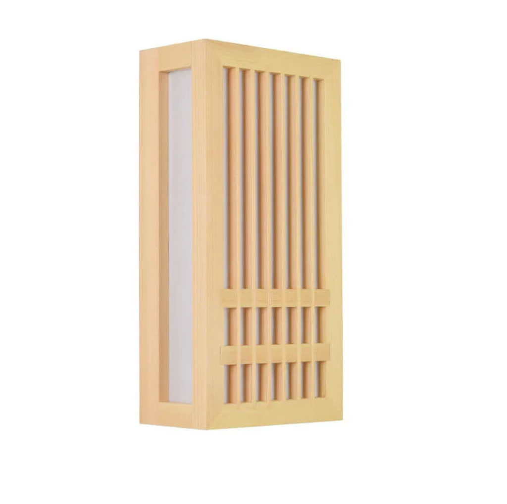 Japandi Wooden LED Wall Sconce Minimalist Ambient Lighting