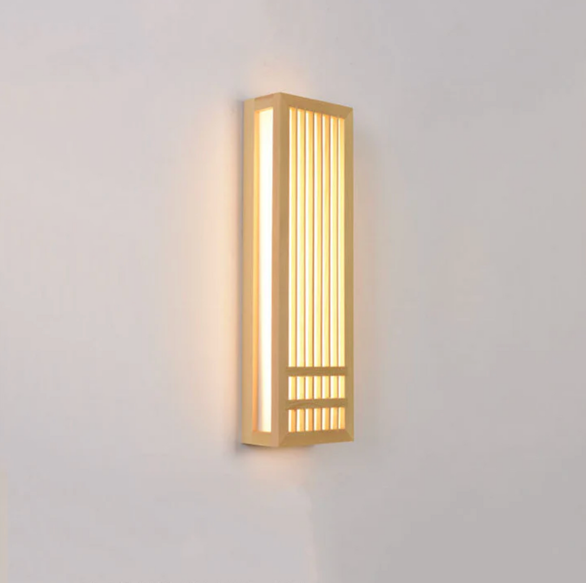 Japandi Wooden LED Wall Sconce Minimalist Ambient Lighting