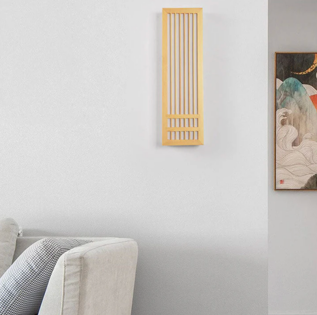 Japandi Wooden LED Wall Sconce Minimalist Ambient Lighting