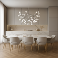 Sculptural Branching LED Ceiling Light With Spherical Glass Bulbs