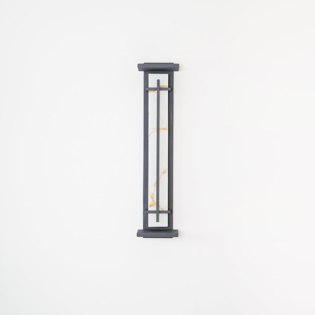 Outdoor LED Wall Light Alabaster Style Stainless Steel Exterior Lamp
