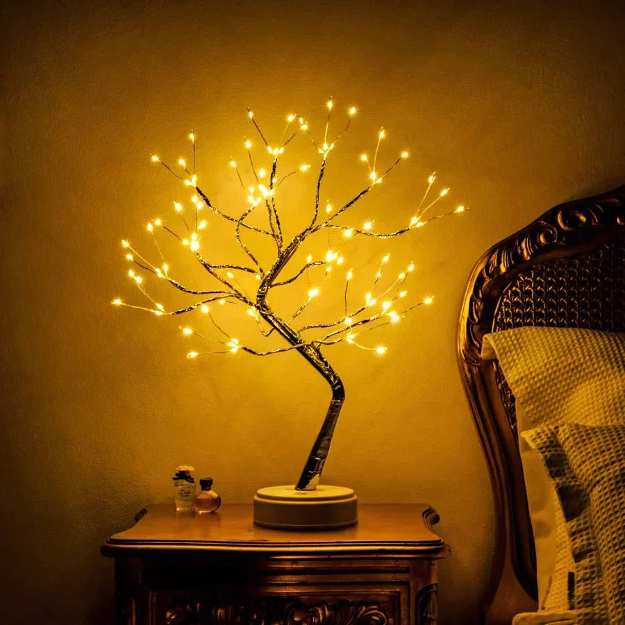 Decorative 108 LED Warm White Tree Lamp With Bendable Branches