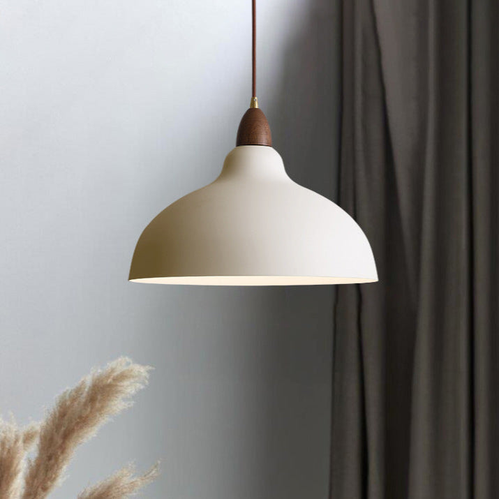 Scandinavian Minimalist Pendant Light With Adjustable Hanging Chain For Focused Illumination