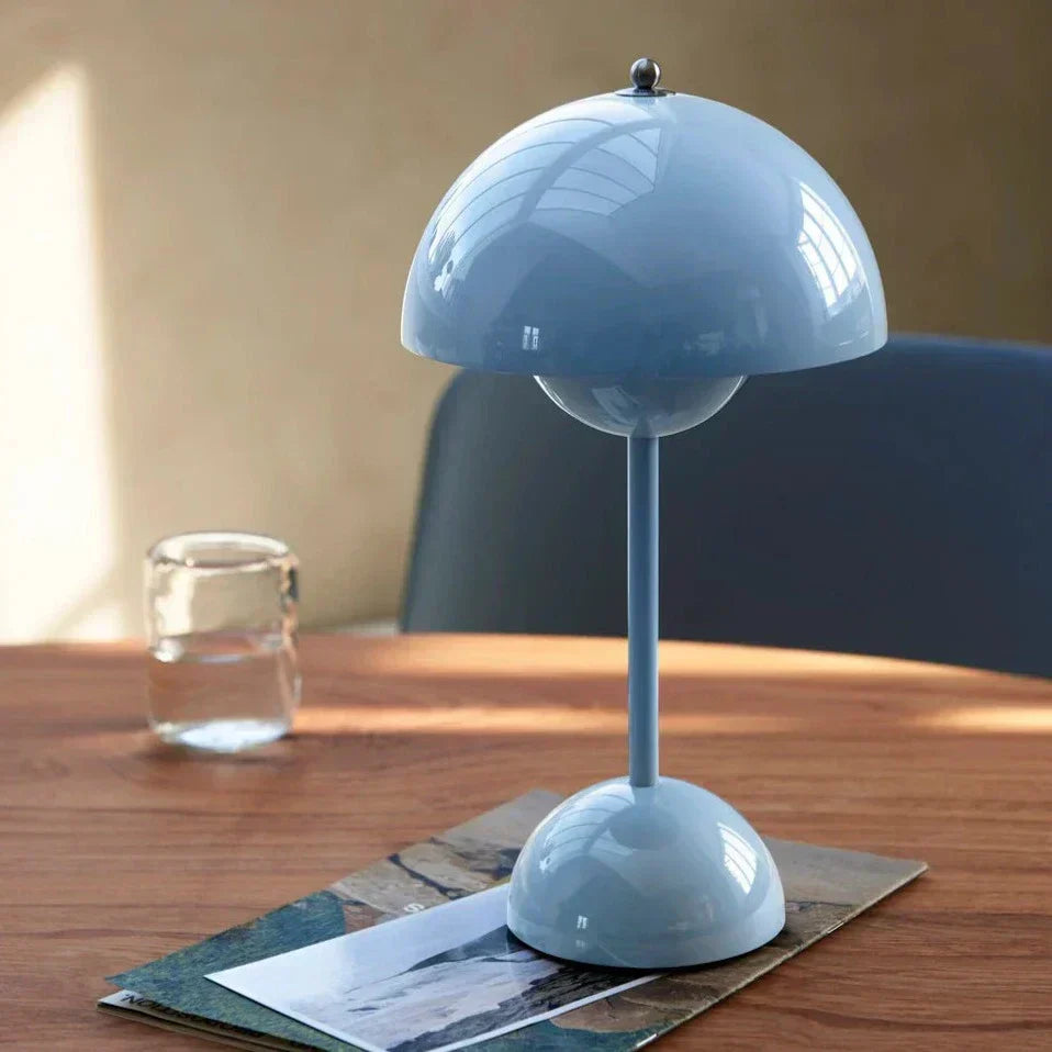 Retro Mushroom Table Lamp for Ambient Indoor Lighting