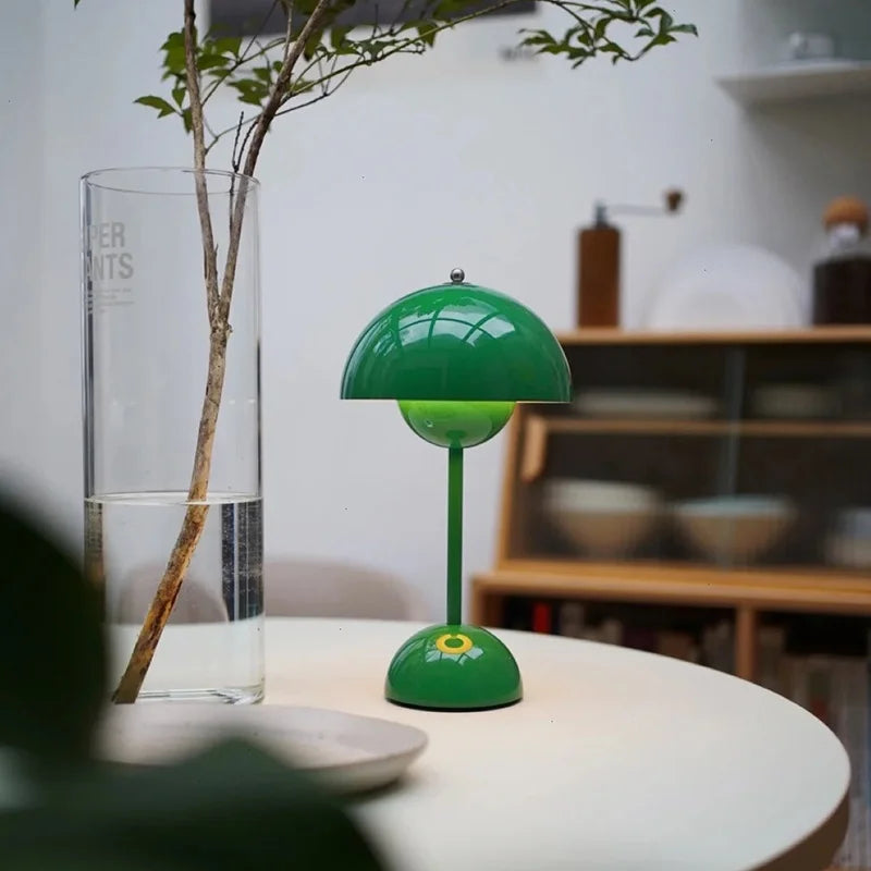 Retro Mushroom Table Lamp for Ambient Indoor Lighting