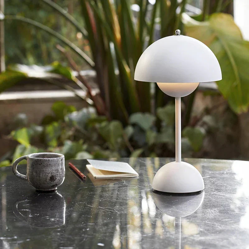 Retro Mushroom Table Lamp for Ambient Indoor Lighting