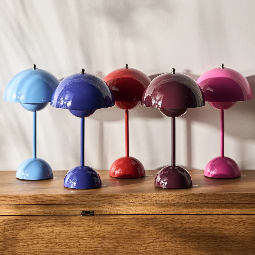 Retro Mushroom Table Lamp for Ambient Indoor Lighting