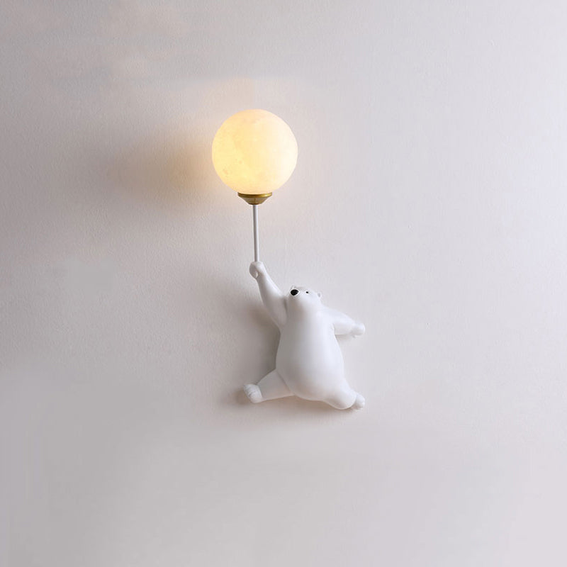 Bear Balloon Wall Lamp for Kids Room Decorative Wall Lighting