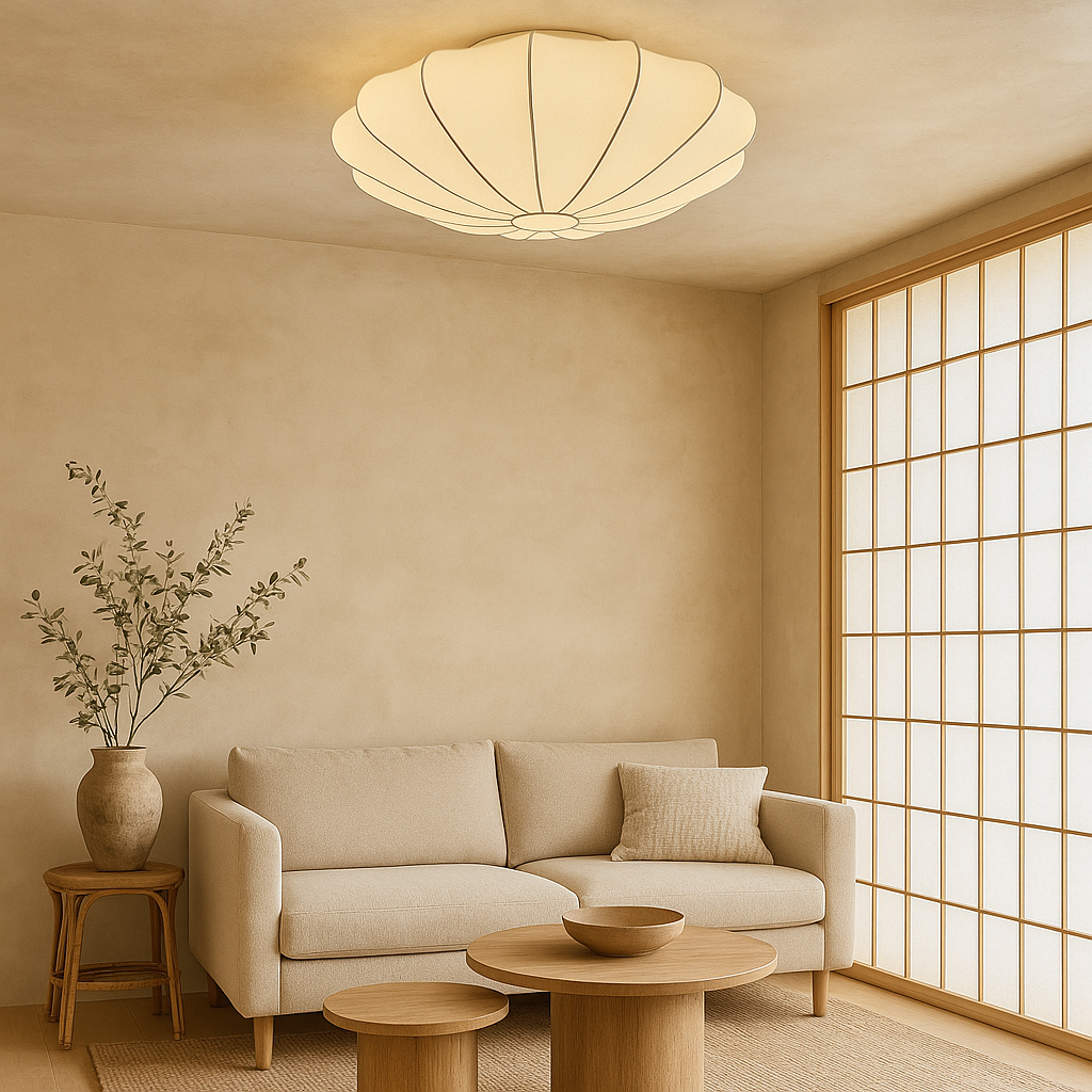 Petal Inspired Soft Glow Ceiling Light for Warm Ambient Lighting