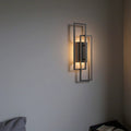 Wall Mounted LED Up And Down Light With Double Rectangle Frame