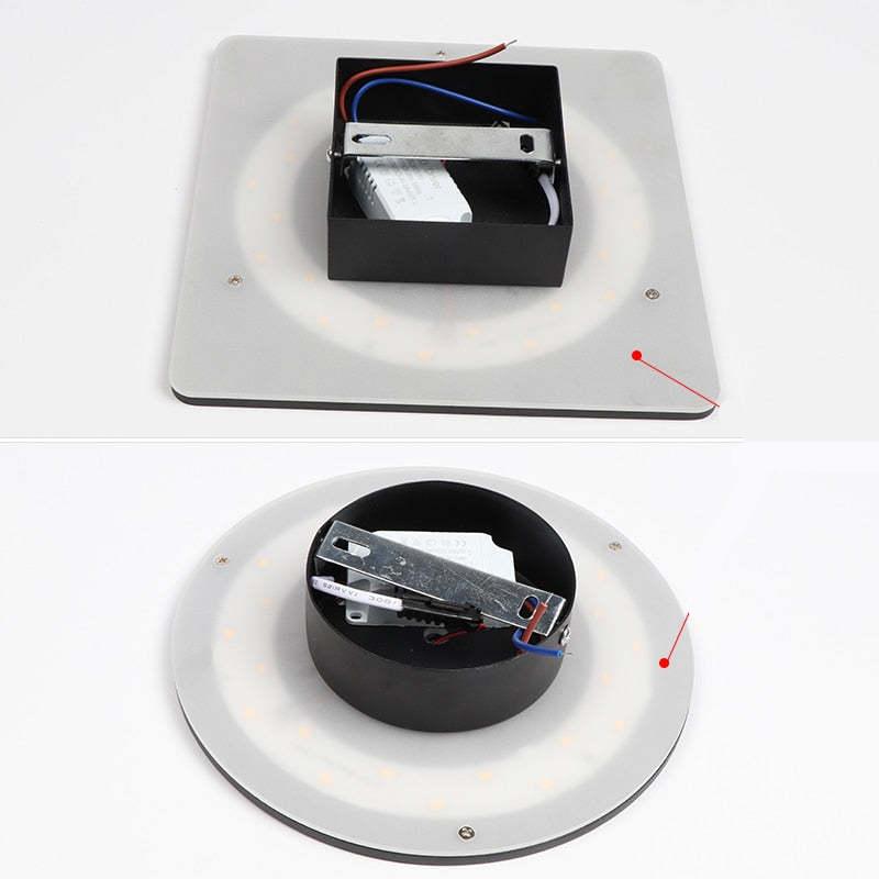 Dimmable LED Globe Wall Sconce, Modern Metal Bedroom Lighting Fixture