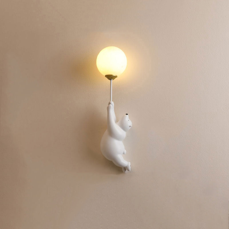 Bear Balloon Wall Lamp for Kids Room Decorative Wall Lighting