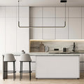 Modern U Shaped LED Pendant Light for Kitchen Island Task Lighting