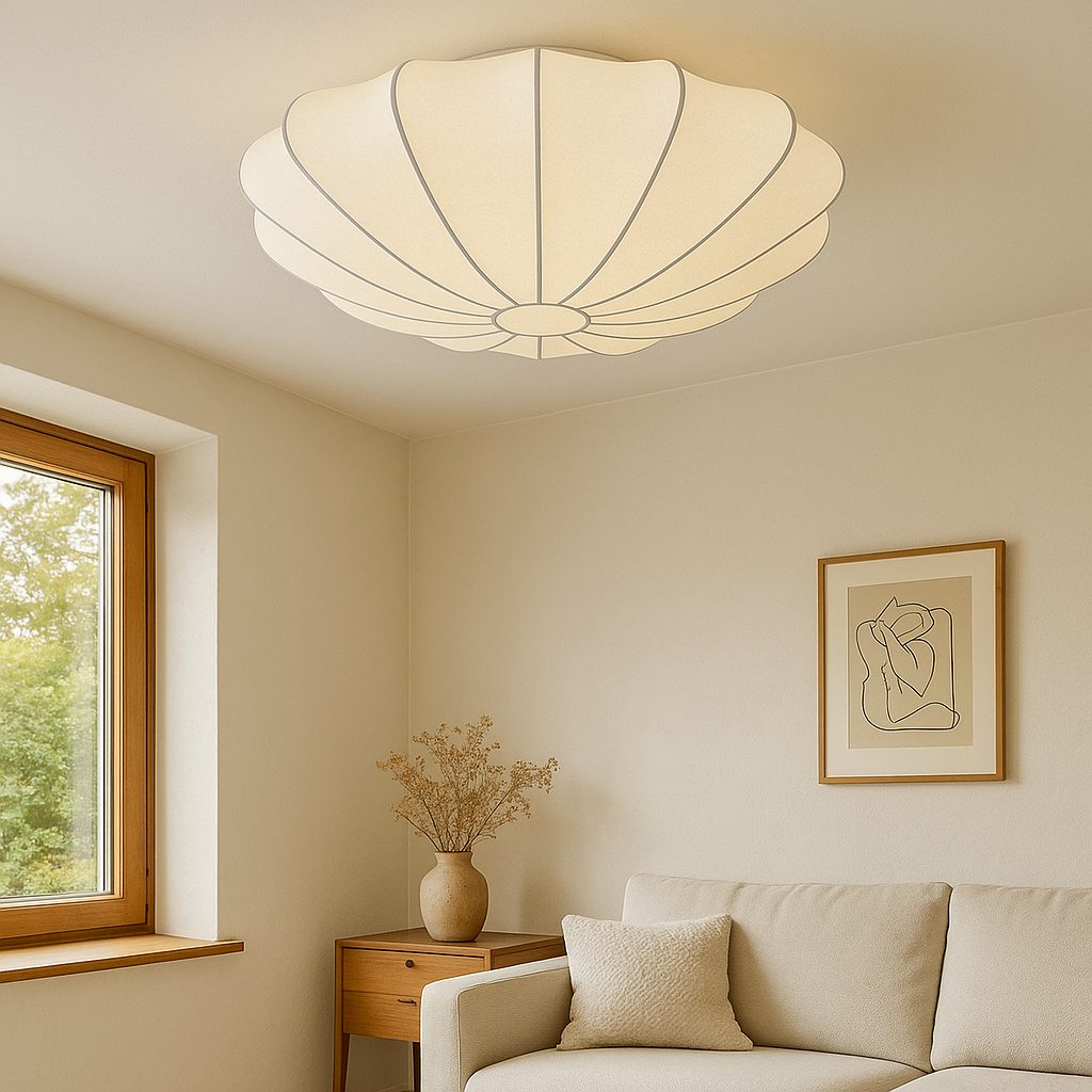 Petal Inspired Soft Glow Ceiling Light for Warm Ambient Lighting