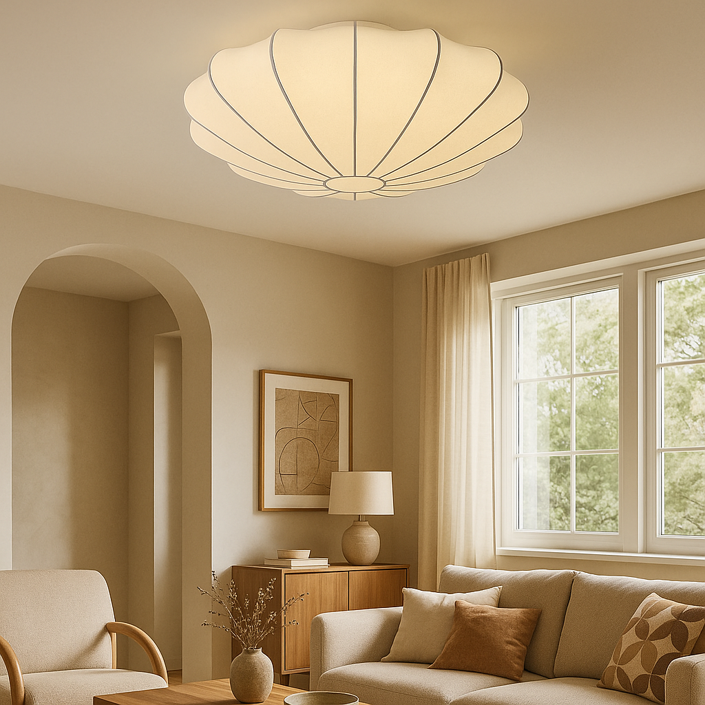 Petal Inspired Soft Glow Ceiling Light for Warm Ambient Lighting