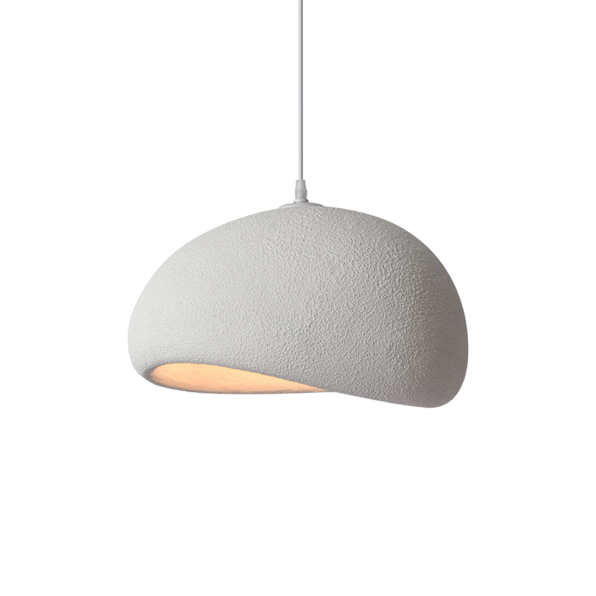 Minimalist Wabi Sabi Dome Pendant Light for Warm Ambient Lighting