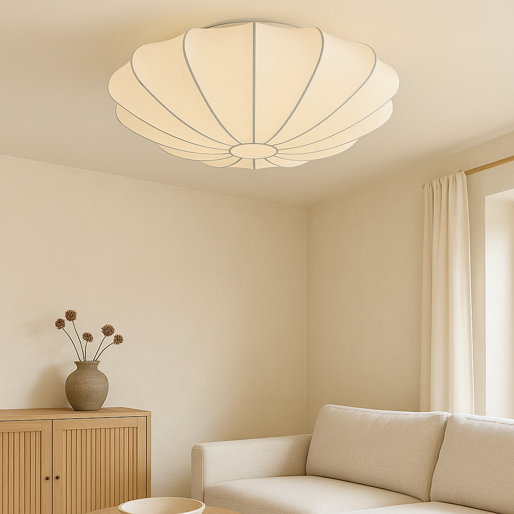 Petal Inspired Soft Glow Ceiling Light for Warm Ambient Lighting