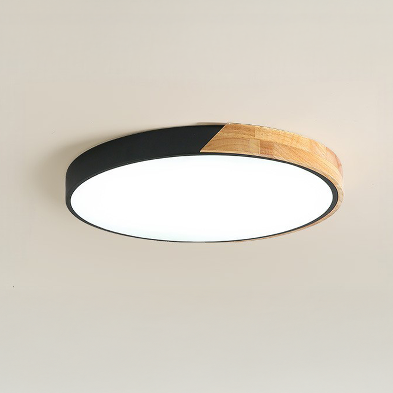 Scandinavian Wooden Ceiling Light Fixture for Indoor Lighting in Nordic Style