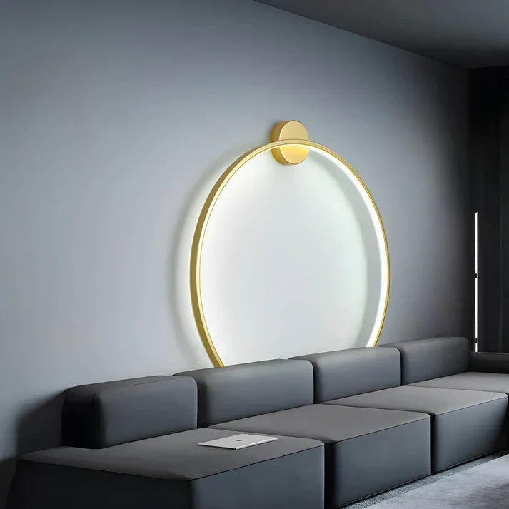 Modern Circular LED Wall Lamp for Soft Ambient Lighting