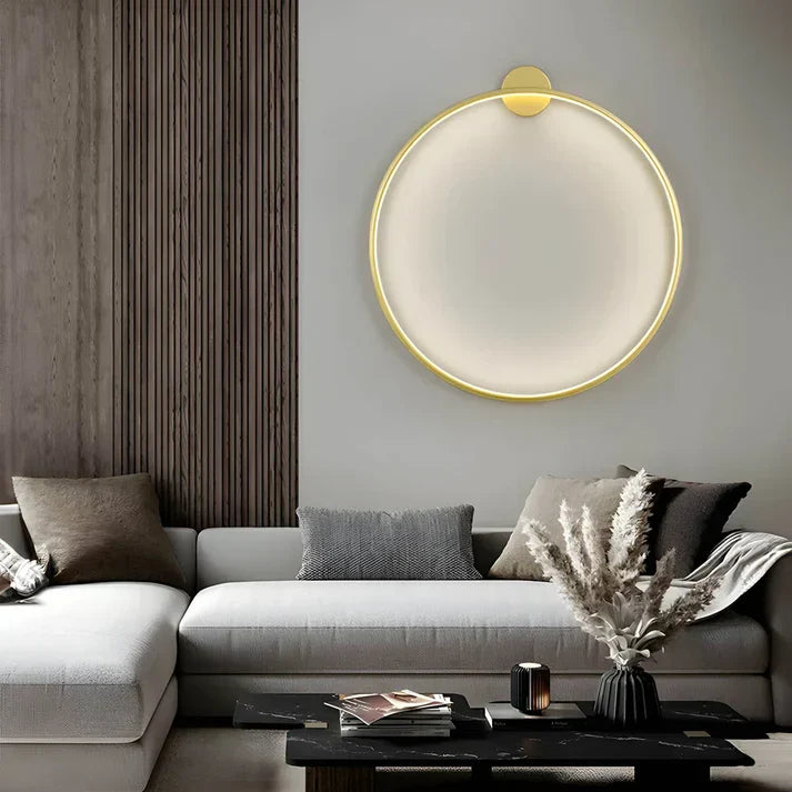 Modern Circular LED Wall Lamp for Soft Ambient Lighting