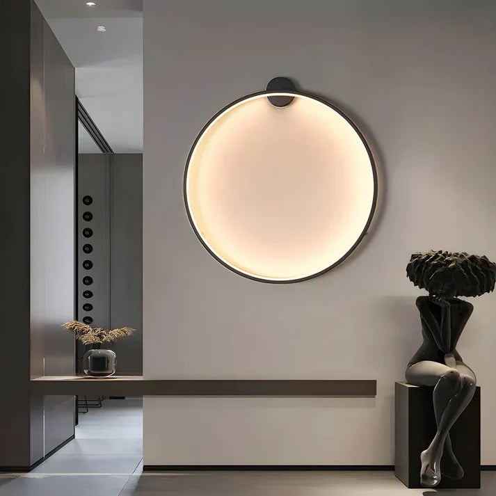 Modern Circular LED Wall Lamp for Soft Ambient Lighting