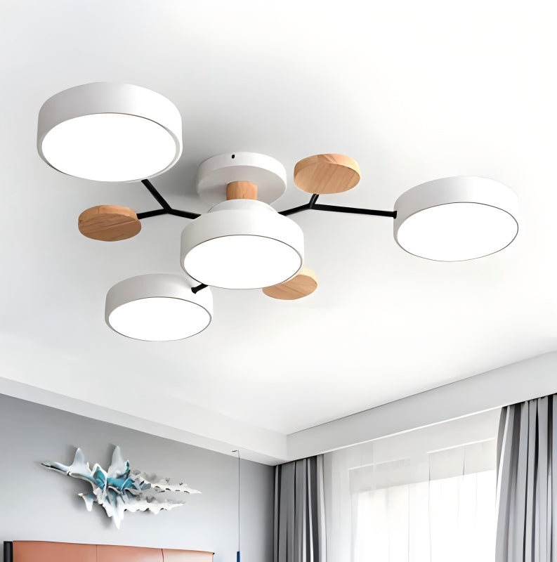 Circular Acrylic LED Ceiling Light for Bright Indoor Illumination