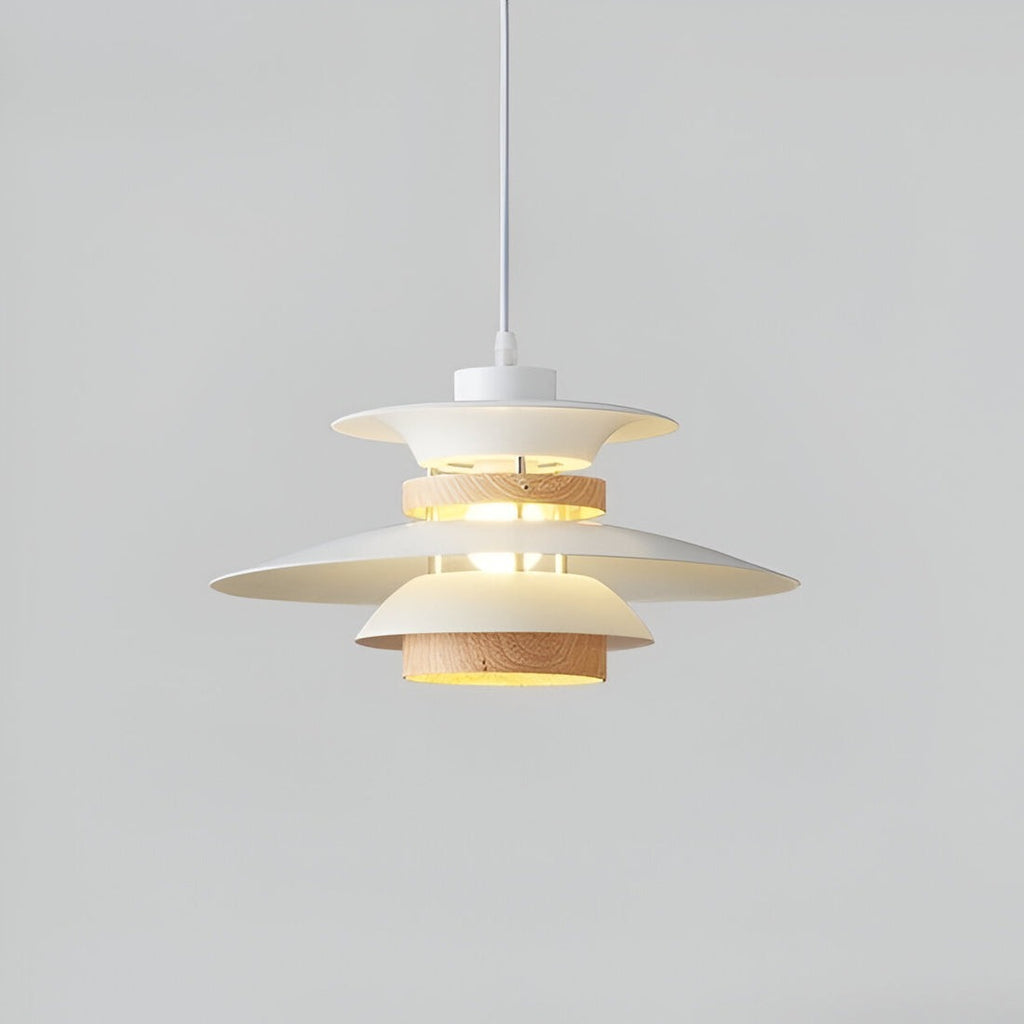 Scandinavian Four Tier Pendant Light With Adjustable Suspension