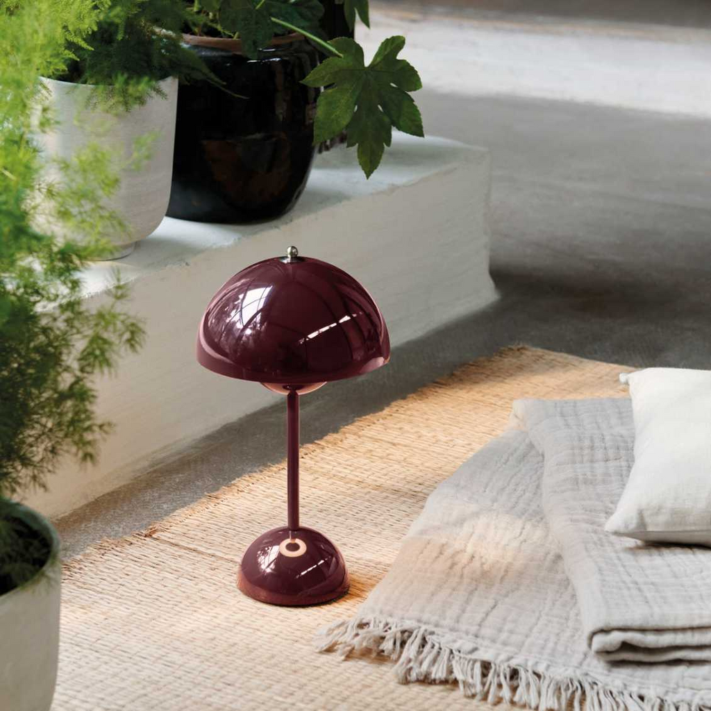 Retro Mushroom Table Lamp for Ambient Indoor Lighting