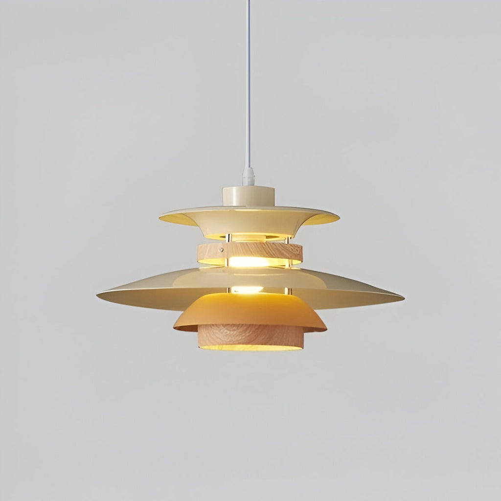 Scandinavian Four Tier Pendant Light With Adjustable Suspension