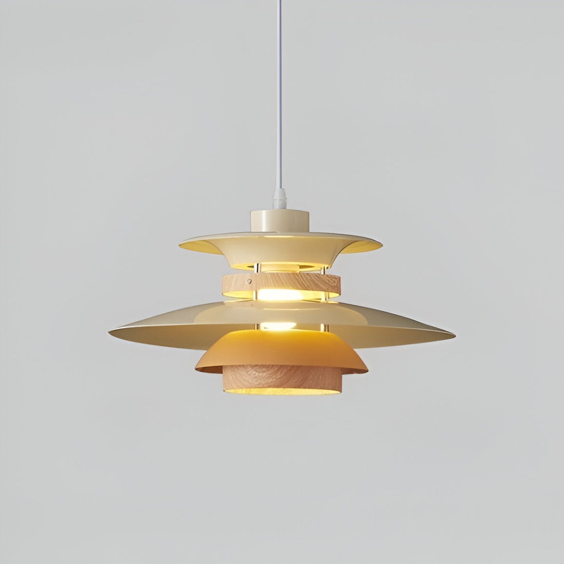 Scandinavian Four Tier Pendant Light With Adjustable Suspension