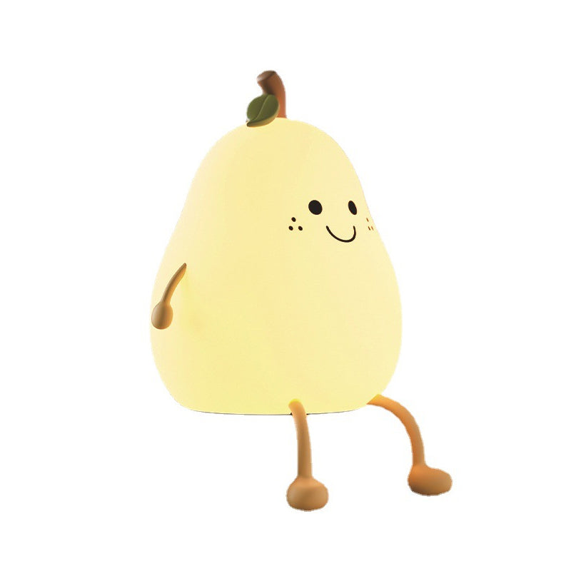 Pear Shaped Children's Night Light With Adjustable Soft Glow