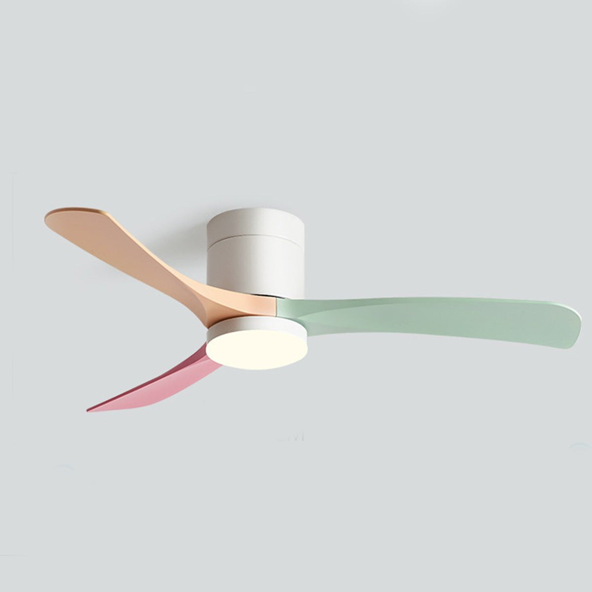 Minimalist Ceiling Fan With Adjustable Lighting for Living Room