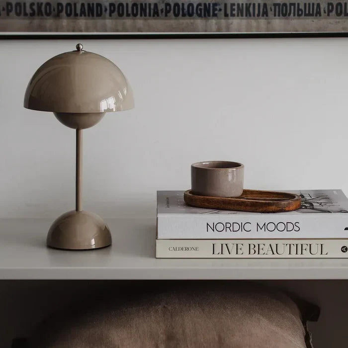 Minimalist Wireless Table Lamp for Cordless Indoor Accent Lighting