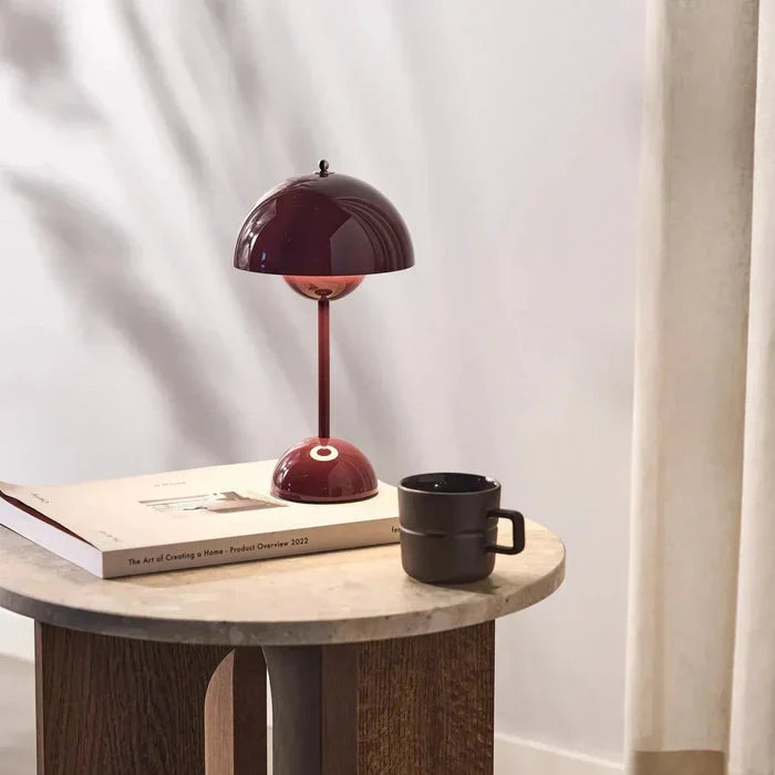 Minimalist Wireless Table Lamp for Cordless Indoor Accent Lighting